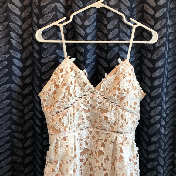 LACE MIDI DRESS - Picture 5 of 8